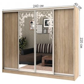 Шкаф-купе Стандарт Комбо 4.3 ШК.012.2400-08 / 18