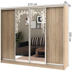 Шкаф-купе Стандарт Комбо 4.3 ШК.015.2700-08 / 18