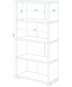 Стеллаж Эланта-10/4