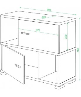 Стеллаж Эланта-30/2