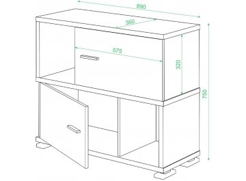 Стеллаж Эланта-30/2