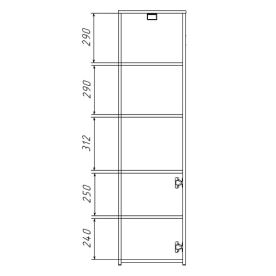 Стеллаж Тизерия