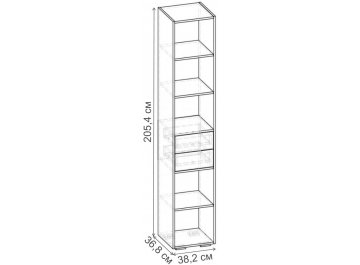 Стеллаж Стеллаж 382 СТ.152.382-01