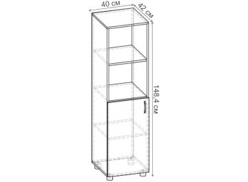 Стеллаж Стеллаж 400 СТ.042.400-01