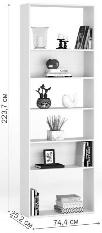 Стеллаж Алстар-11 дуб молочный