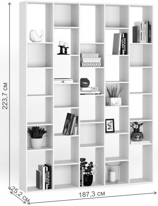 Стеллаж Алстар-15 дуб сонома