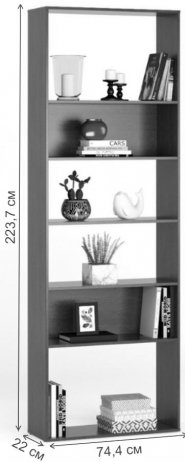 Стеллаж Алстар-1 орех