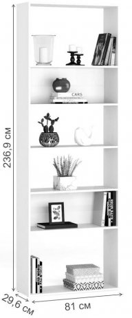 Стеллаж Алстар-21 дуб молочный