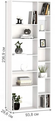 Стеллаж Алстар-22 белый