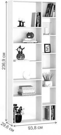 Стеллаж Алстар-22 орех