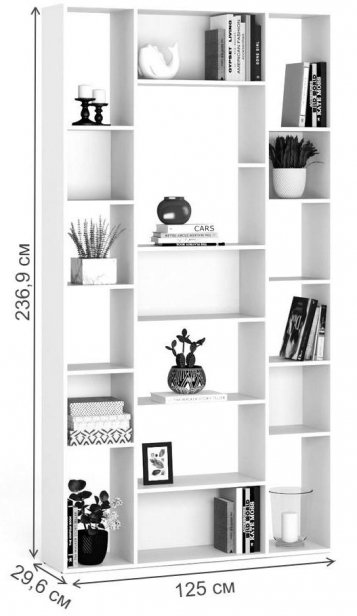 Стеллаж Алстар-23 ясень темный