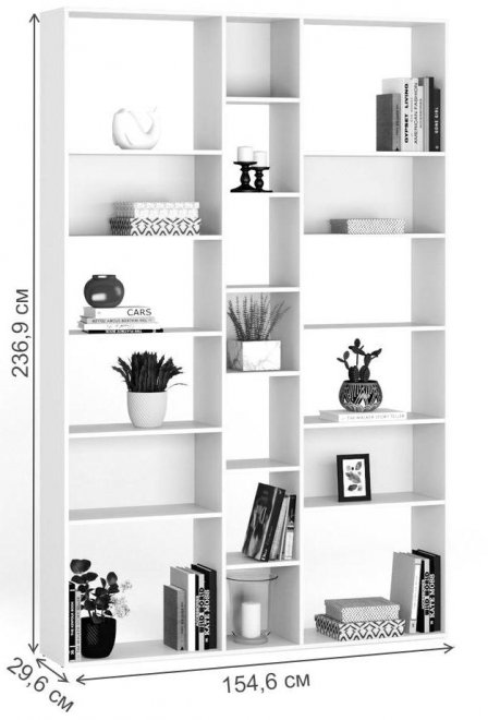 Стеллаж Алстар-24 дуб сонома