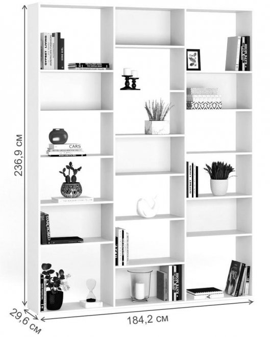 Стеллаж Алстар-26 ясень темный