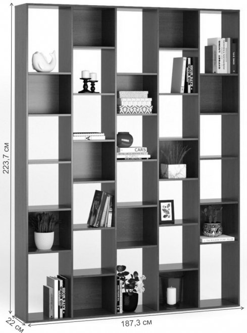 Стеллаж Алстар-5 дуб сонома