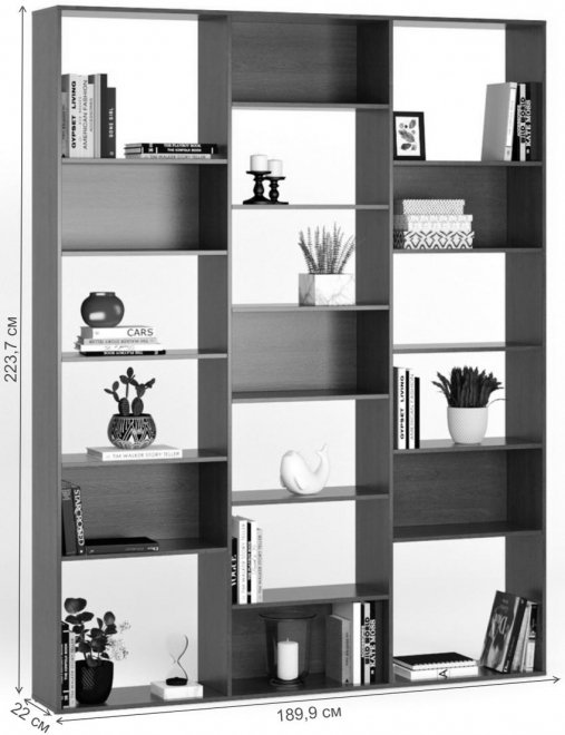 Стеллаж Алстар-6 груша