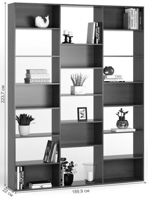 Стеллаж Алстар-6 МХ венге