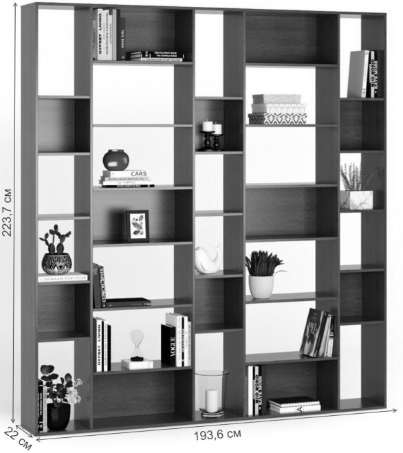 Стеллаж Алстар-7 белый