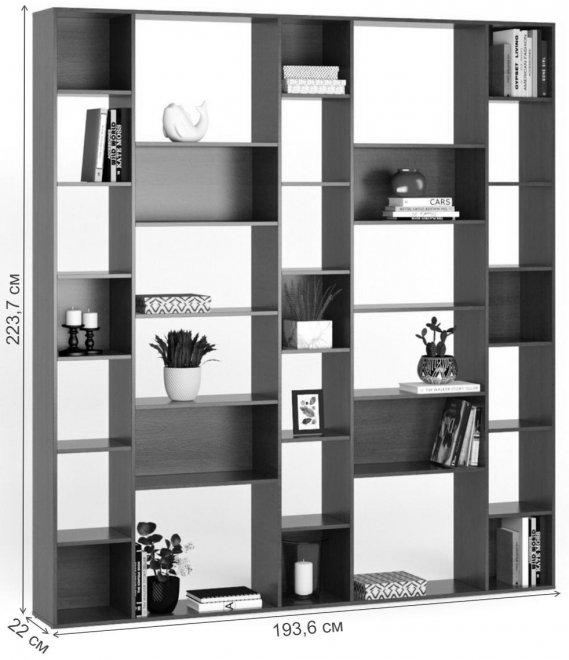 Стеллаж Алстар-7 МХ венге