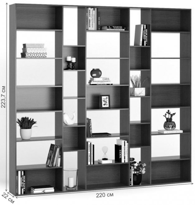 Стеллаж Алстар-8 МХ венге