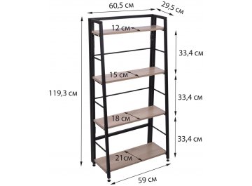Стеллаж Brabix Smart SH-007