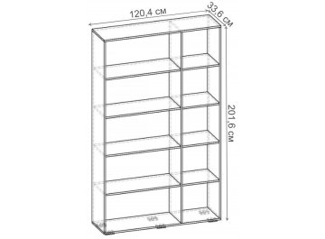 Стеллаж Бриз-5.00 СТ.100.1204-00