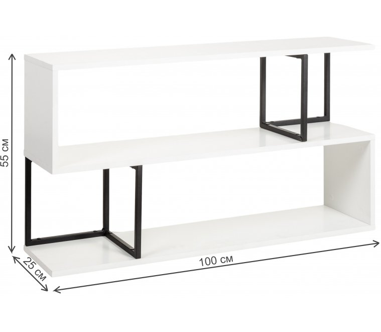 Стеллаж City Lite белый