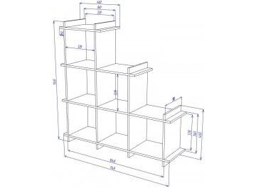 Стеллаж Cross СЛН В