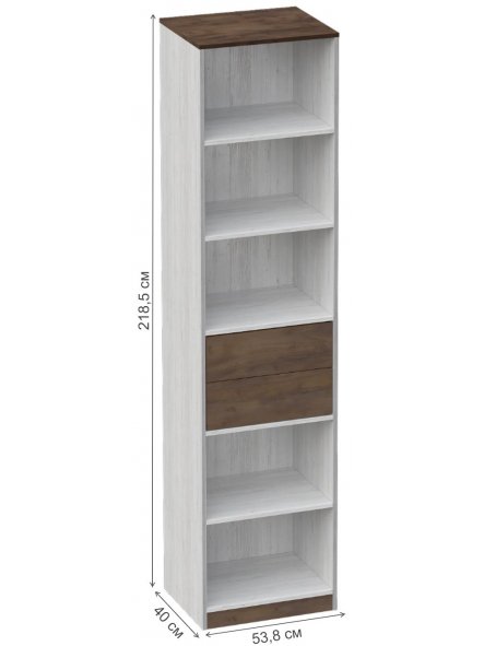 Стеллаж Даллас дуб винтерберг / таксония