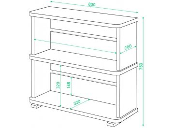 Стеллаж Даланта СБ-25/2 КШ-Ч