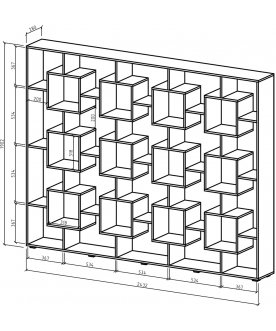 Стеллаж Квадро-4