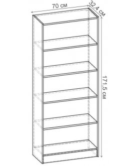 Стеллаж Лайн-75 СТ.051.700-00