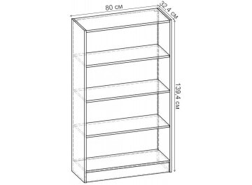 Стеллаж Лайн-84 СТ.050.800-00