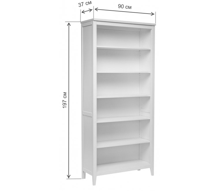 Стеллаж Leset Мира 00 черный