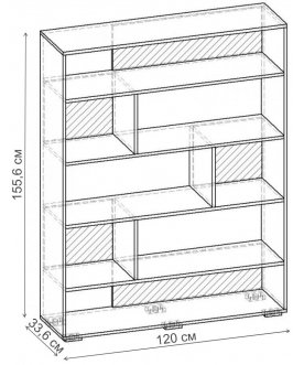 Стеллаж Норд-7.02 СТ.117.1200-00