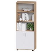 дуб сонома / белый