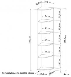 Стеллаж С4 венге