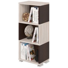 Стеллаж СБ-15-3 карамель / венге