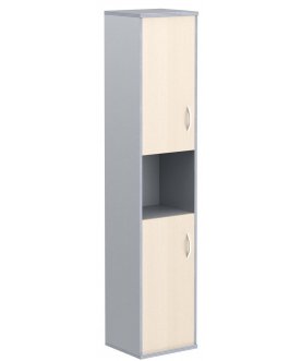 Стеллаж Skyland Imago СУ-1.5 клен / металлик