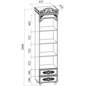 Стеллаж Ассоль АС-43