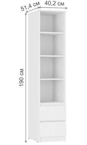 Стеллаж Симпл ПН-18 белый