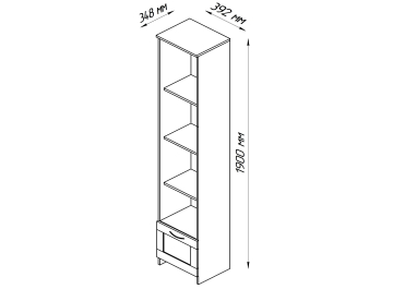 Стеллаж Сириус