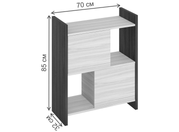 Стеллаж СТЛ-ЗН БЕК