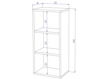 Стеллаж СУ ш1в1 БЕ