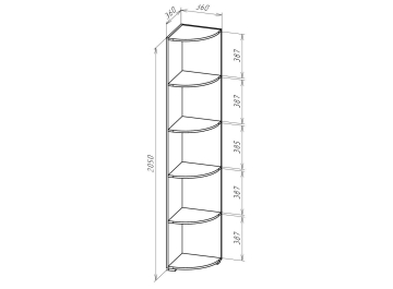 Стеллаж Shine 1