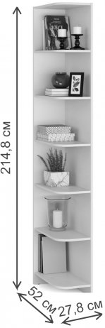 Стеллаж Веста-20 венге