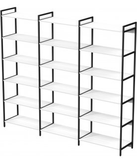 Стеллаж cubos 10СВ.6.400 белый / черный