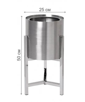 Цветочница 13RXFP3105M-SILVER серебро