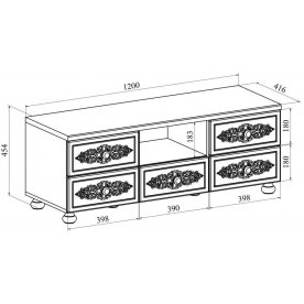 ТВ-тумба Ассоль