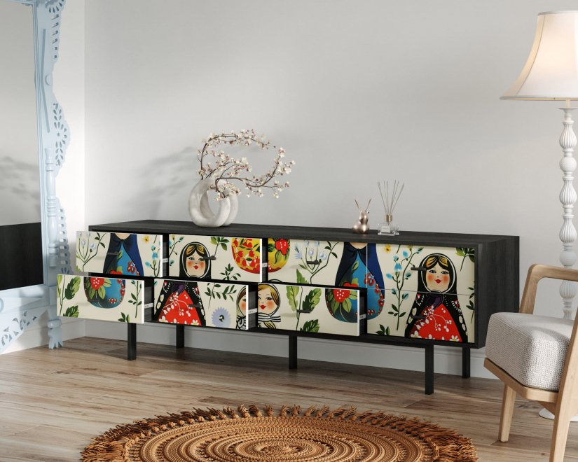 Тумба Эмерсон (Emerson) EM03/Art04 черный