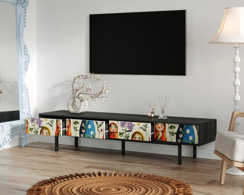 Тумба Эмерсон (Emerson) EM06/Art04 черный